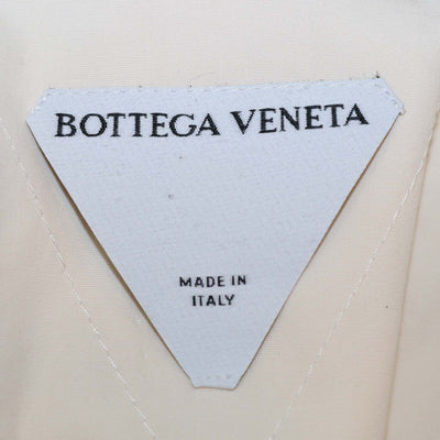 Bottega Veneta Off White Cotton Blend Sleeveless Jacket