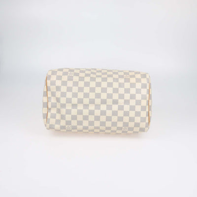 Louis Vuitton Damier Azur Canvas Speedy 30 Bag