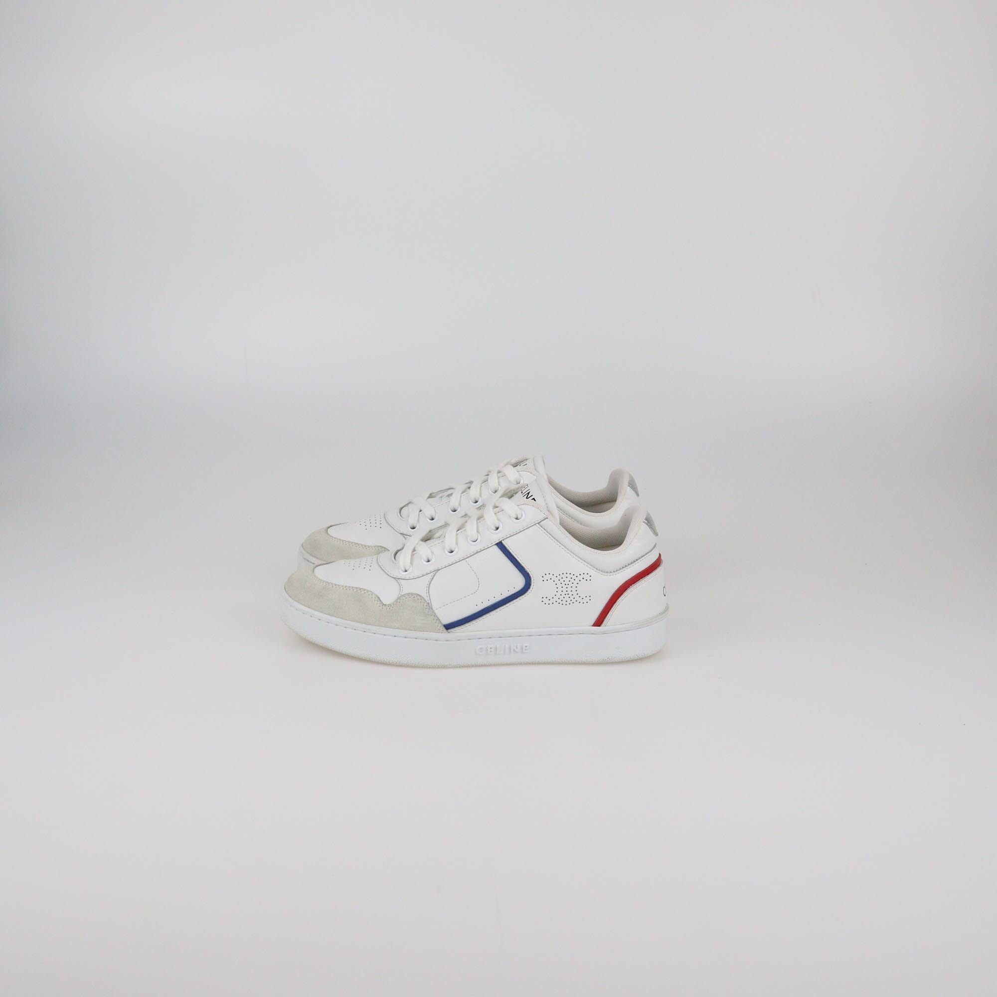 Celine White CT-10 Low Top Sneakers Womens Celine 