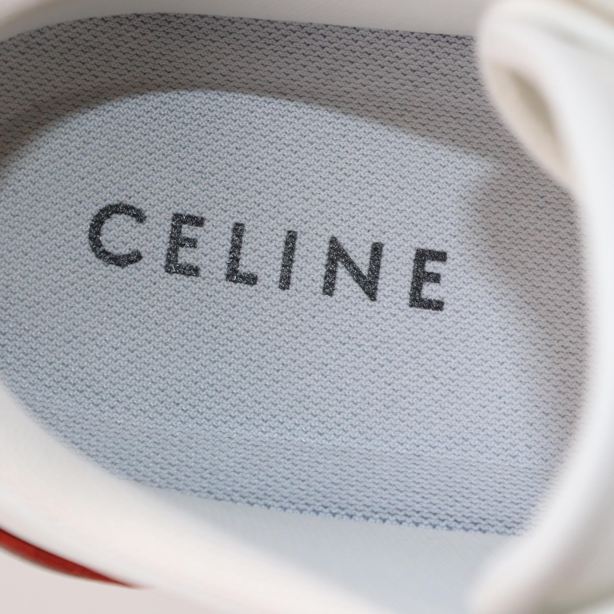 Celine White CT-10 Low Top Sneakers Womens Celine 