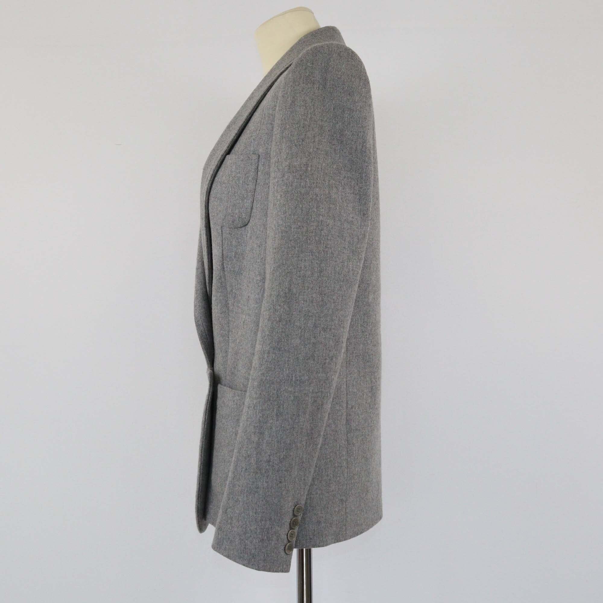 Givenchy Grey Long Sleeve Blazer Womens Givenchy 