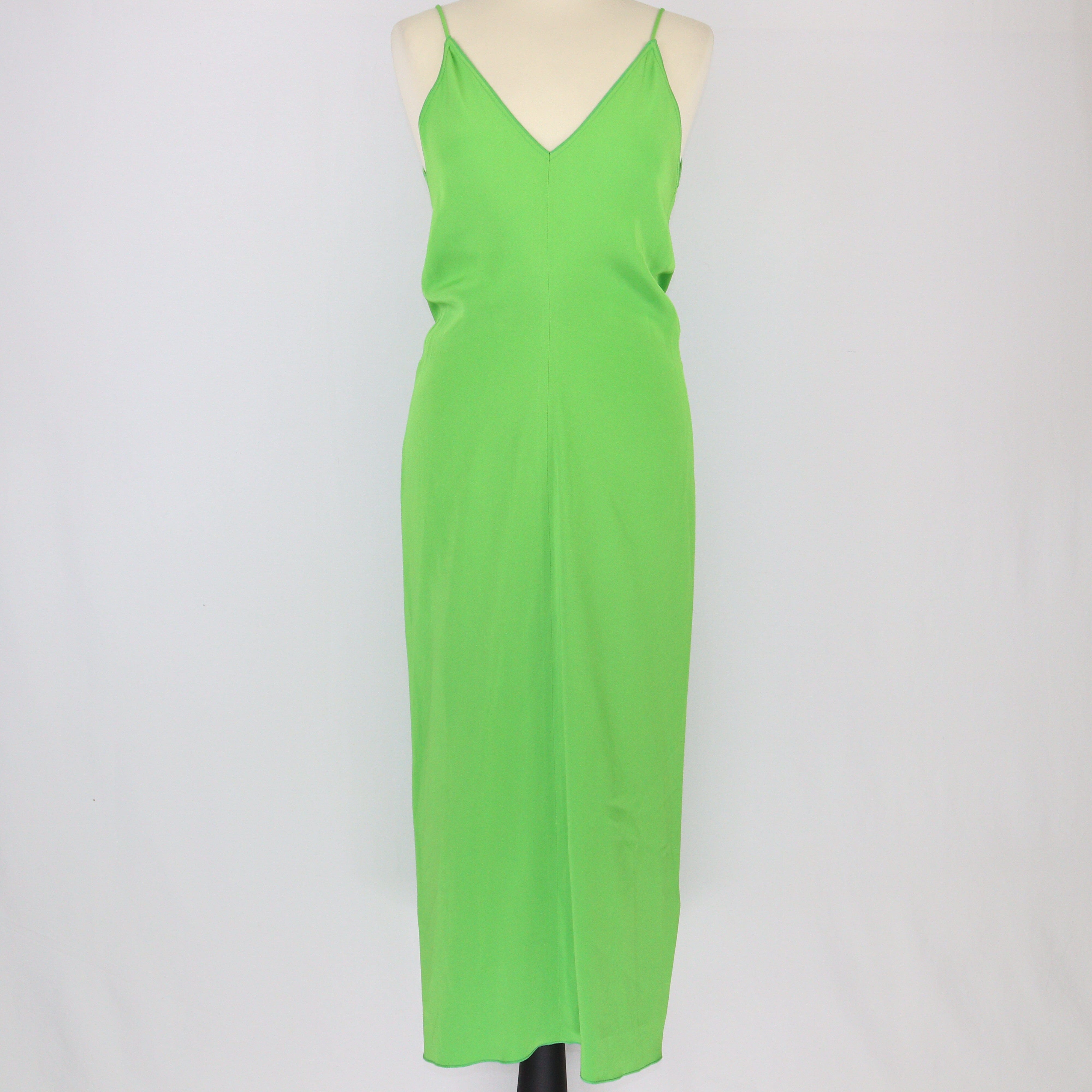 Green Sleeveless Maxi Dress Dress Victoria Beckham 