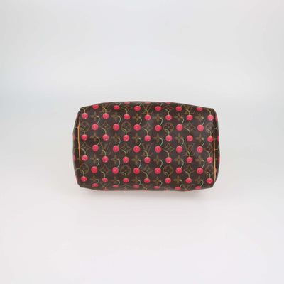 Louis Vuitton x Takashi Murakami Cherry Monogram Canvas Speedy 25 Bag