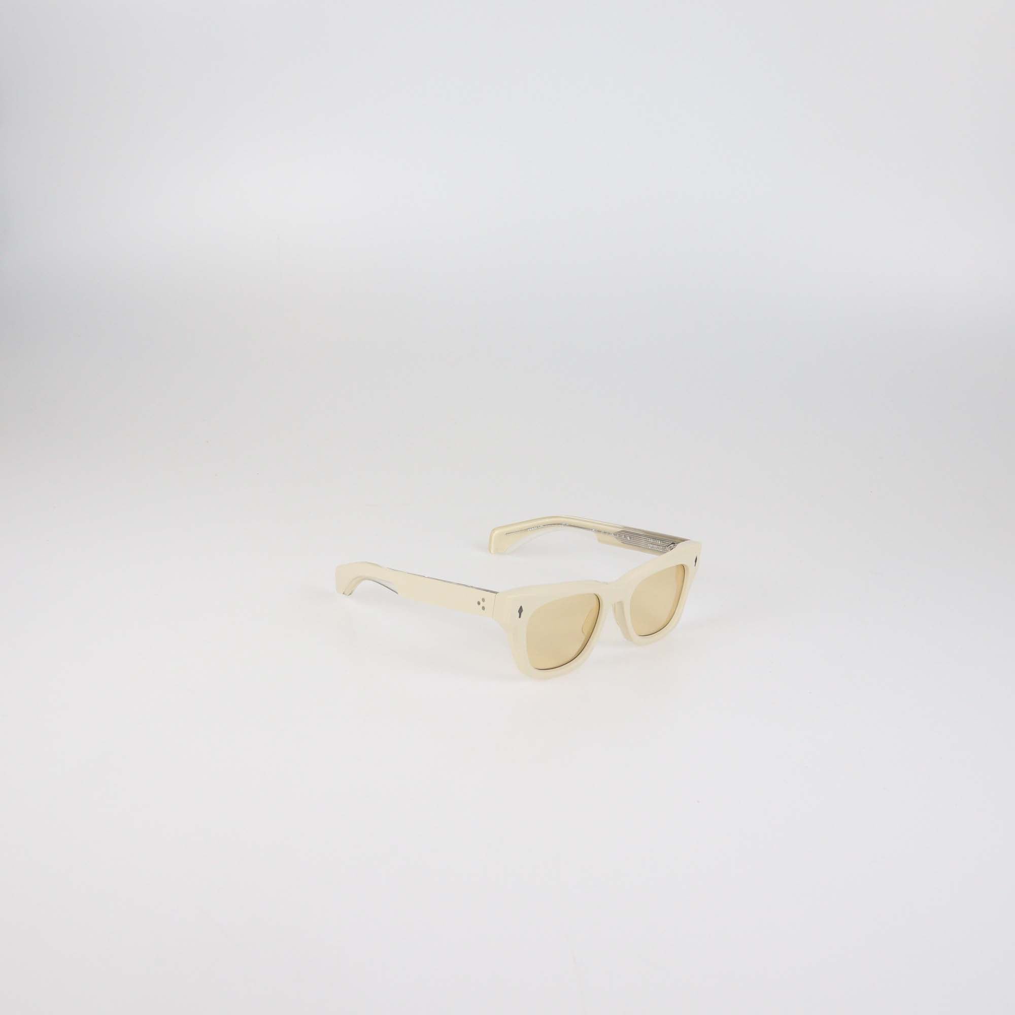 Jacques Marie Mage Cream Acetate Dealan Square Sunglasses