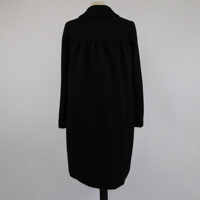 Chloe Black Double Breasted Long Balmac Coat Womens Chloe 