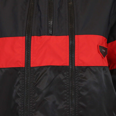 Givenchy Black/Red Nylon Windbreaker Jacket