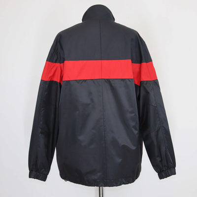 Givenchy Black/Red Nylon Windbreaker Jacket