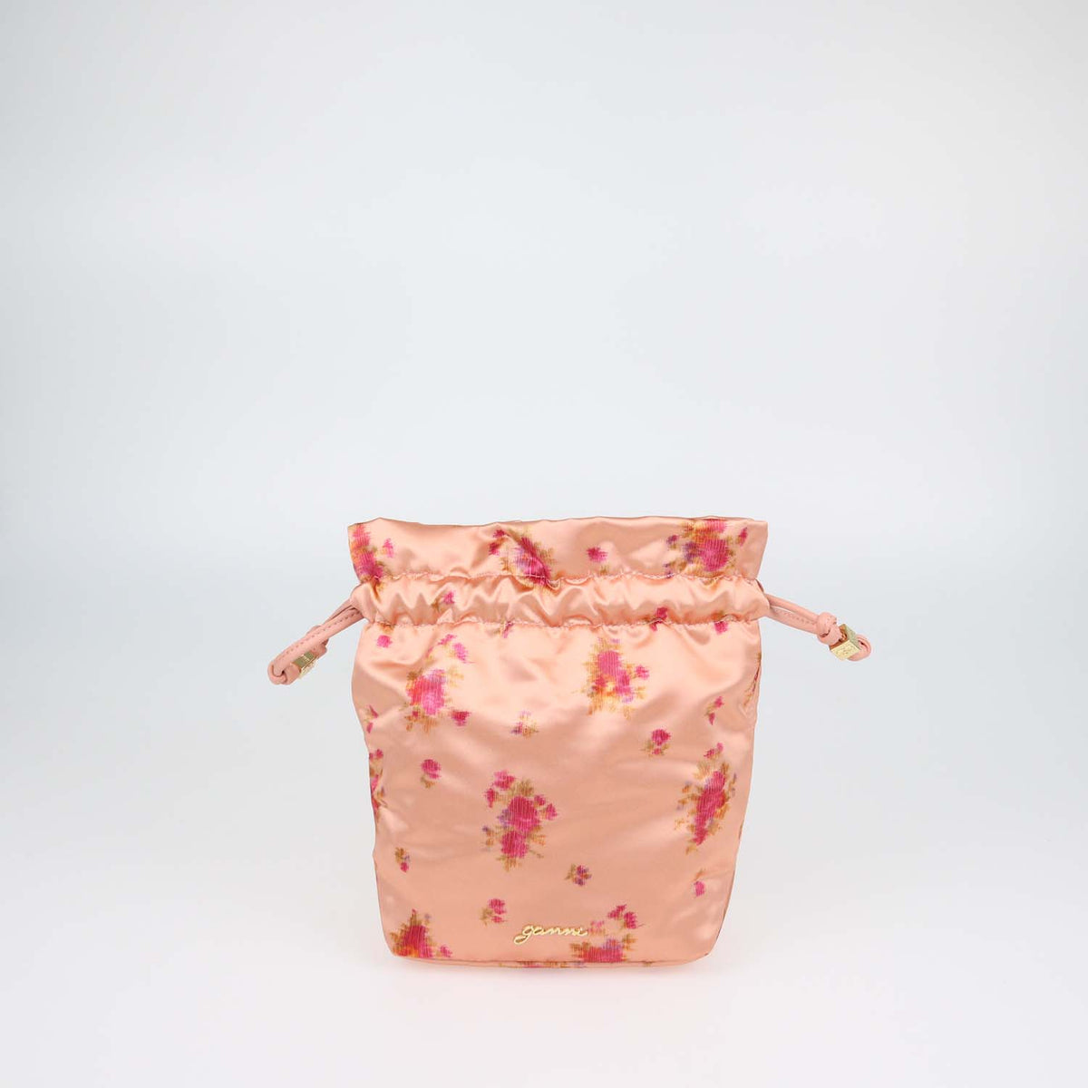 Ganni Shrimp Orange Polyester Pouch