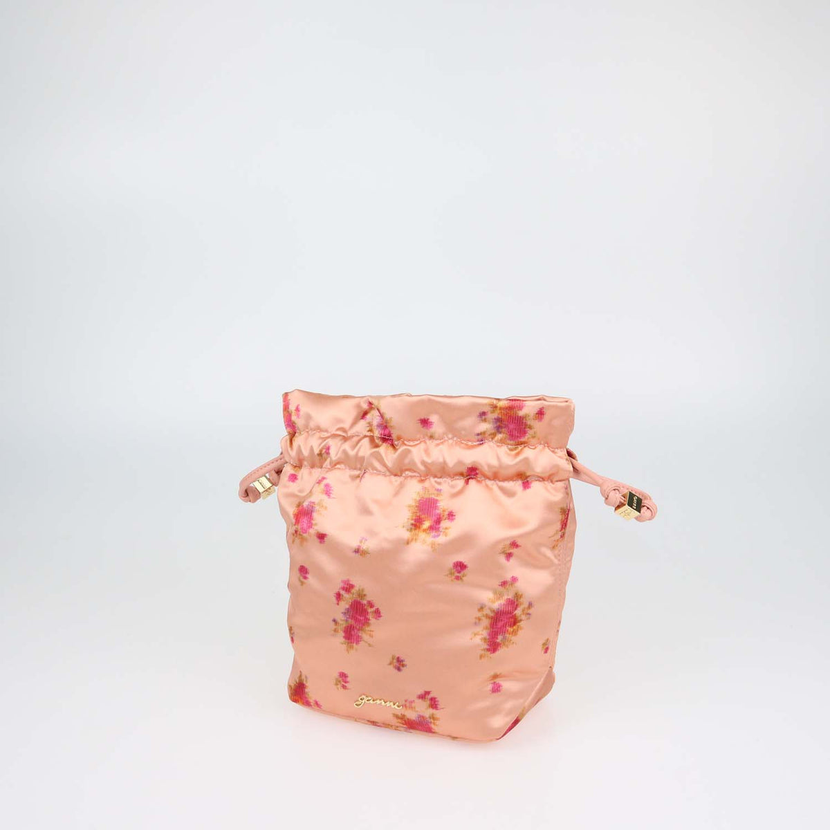 Ganni Shrimp Orange Polyester Pouch