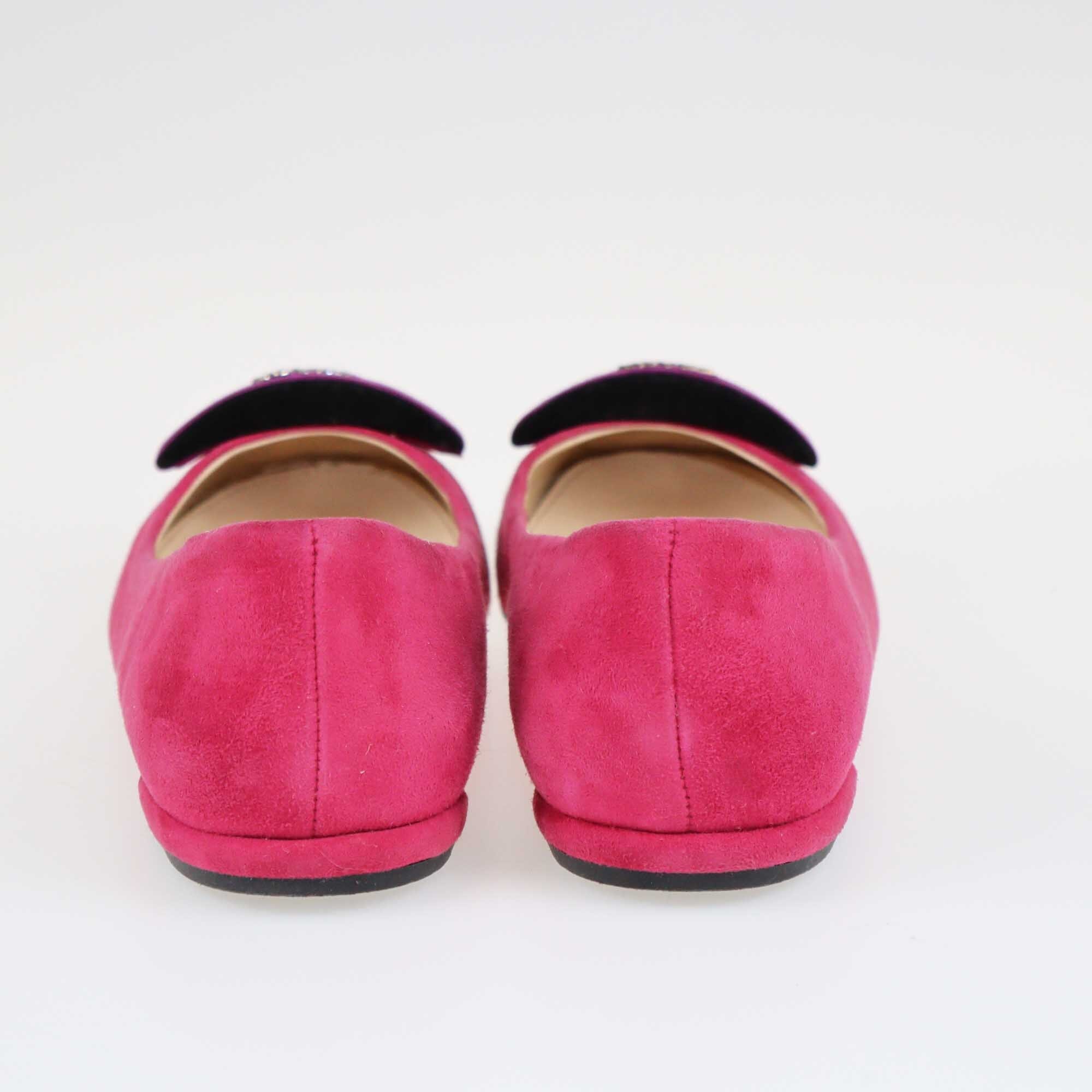 Prada Fuchsia/Purple Ballet Flats Shoes Prada 