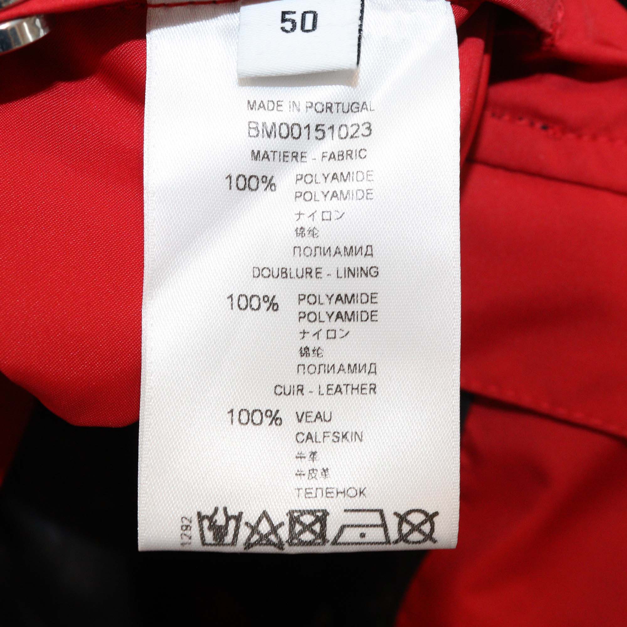 Givenchy Black/Red Nylon Windbreaker Jacket