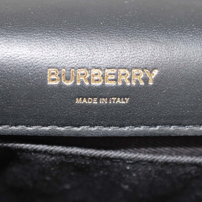 Burberry Black Quilted Leather Medium Lola Shoulder Bag