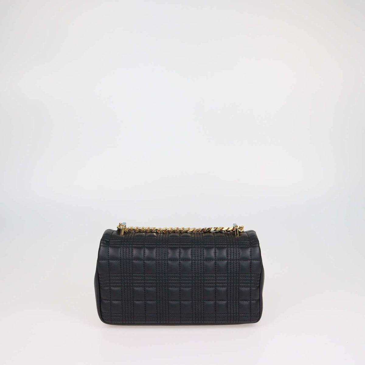 Burberry Black Quilted Leather Medium Lola Shoulder Bag