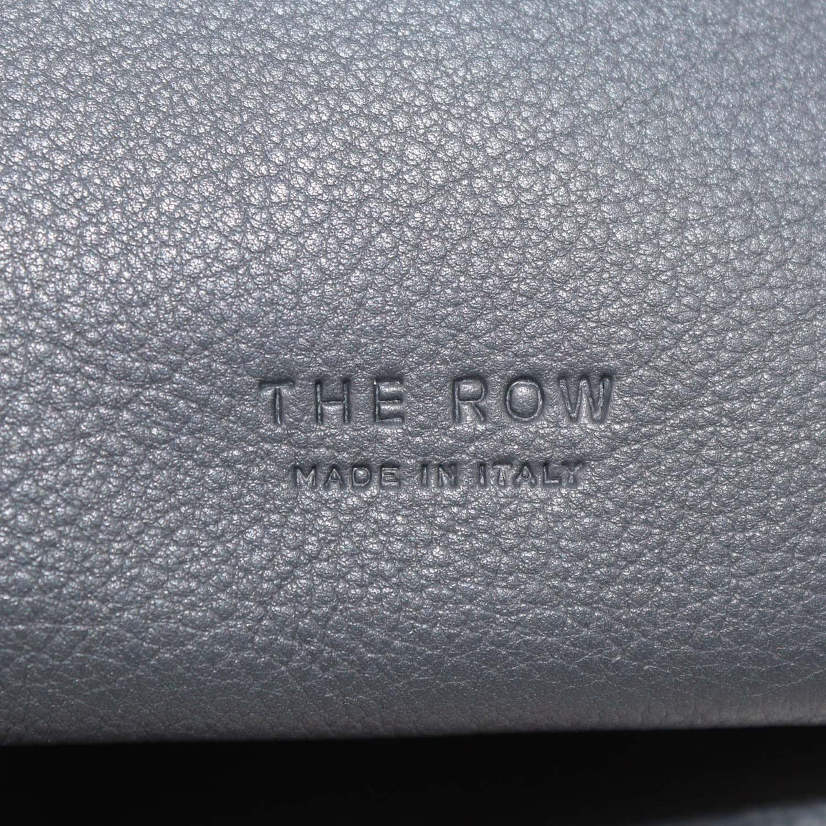 The Row Dark Grey Leather New Bindle Bag
