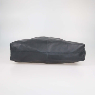 The Row Dark Grey Leather New Bindle Bag