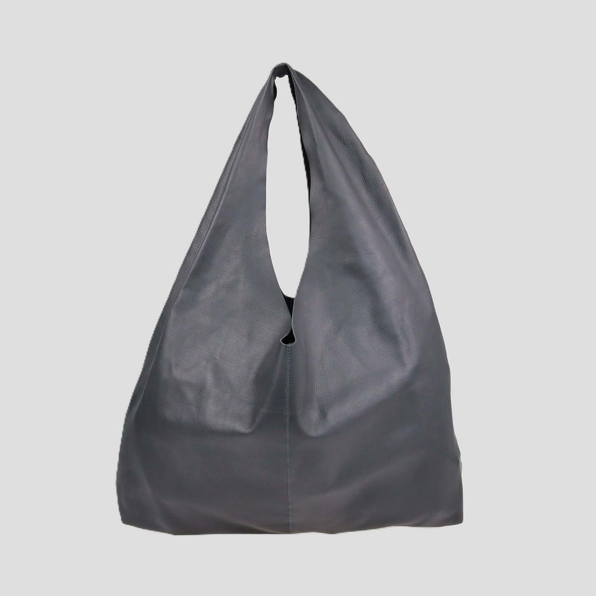 The Row Dark Grey Leather New Bindle Bag