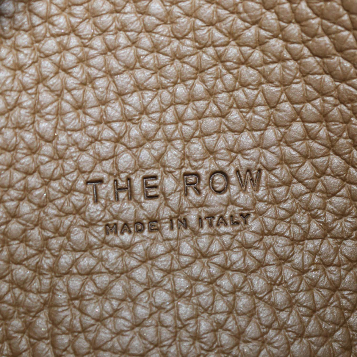 The Row Brown Leather E/W Margaux Tote