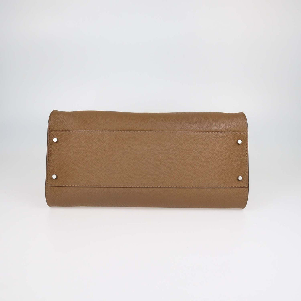 The Row Brown Leather E/W Margaux Tote