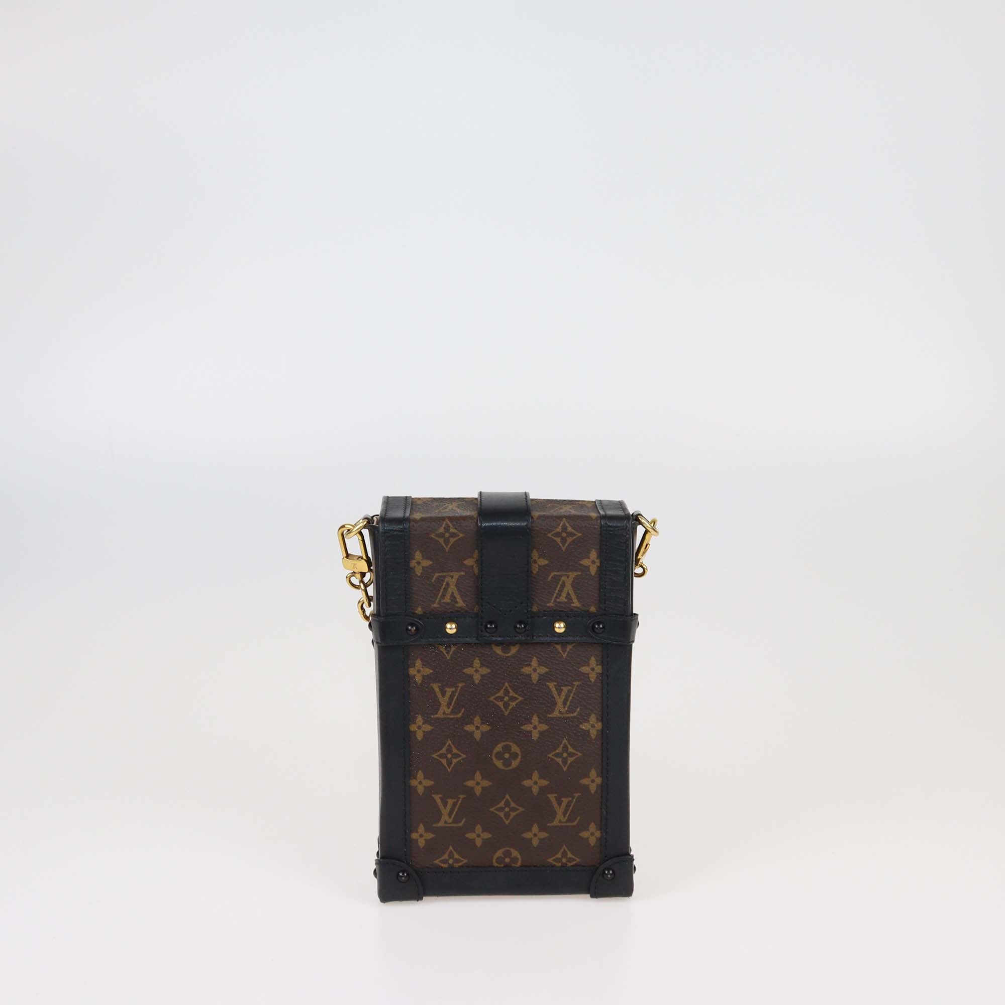 Louis Vuitton Pochette Trunk Vertical Monogram Canvas Crossbody Bag