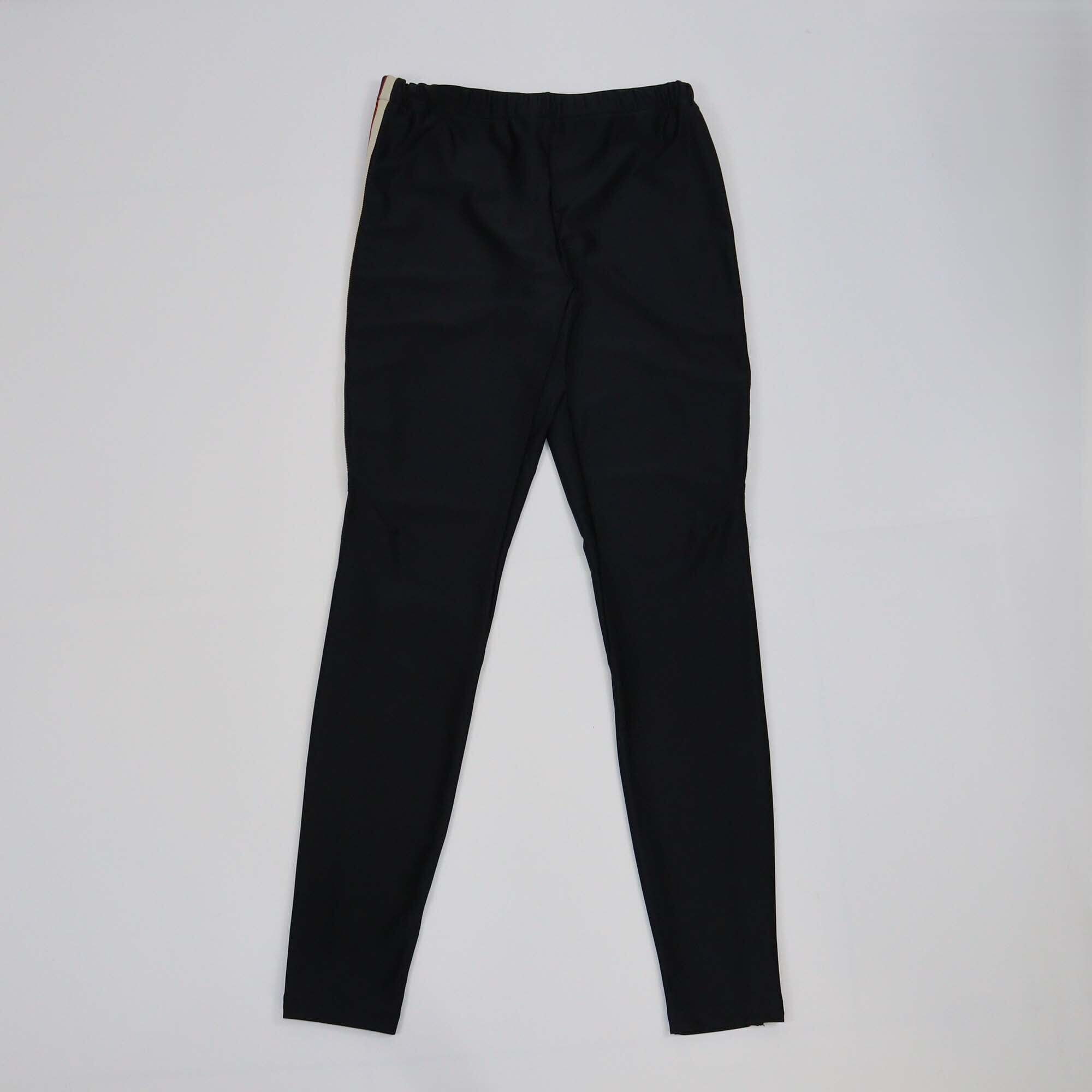 Gucci Black Side Stripe Jersey Leggings Womens Gucci 