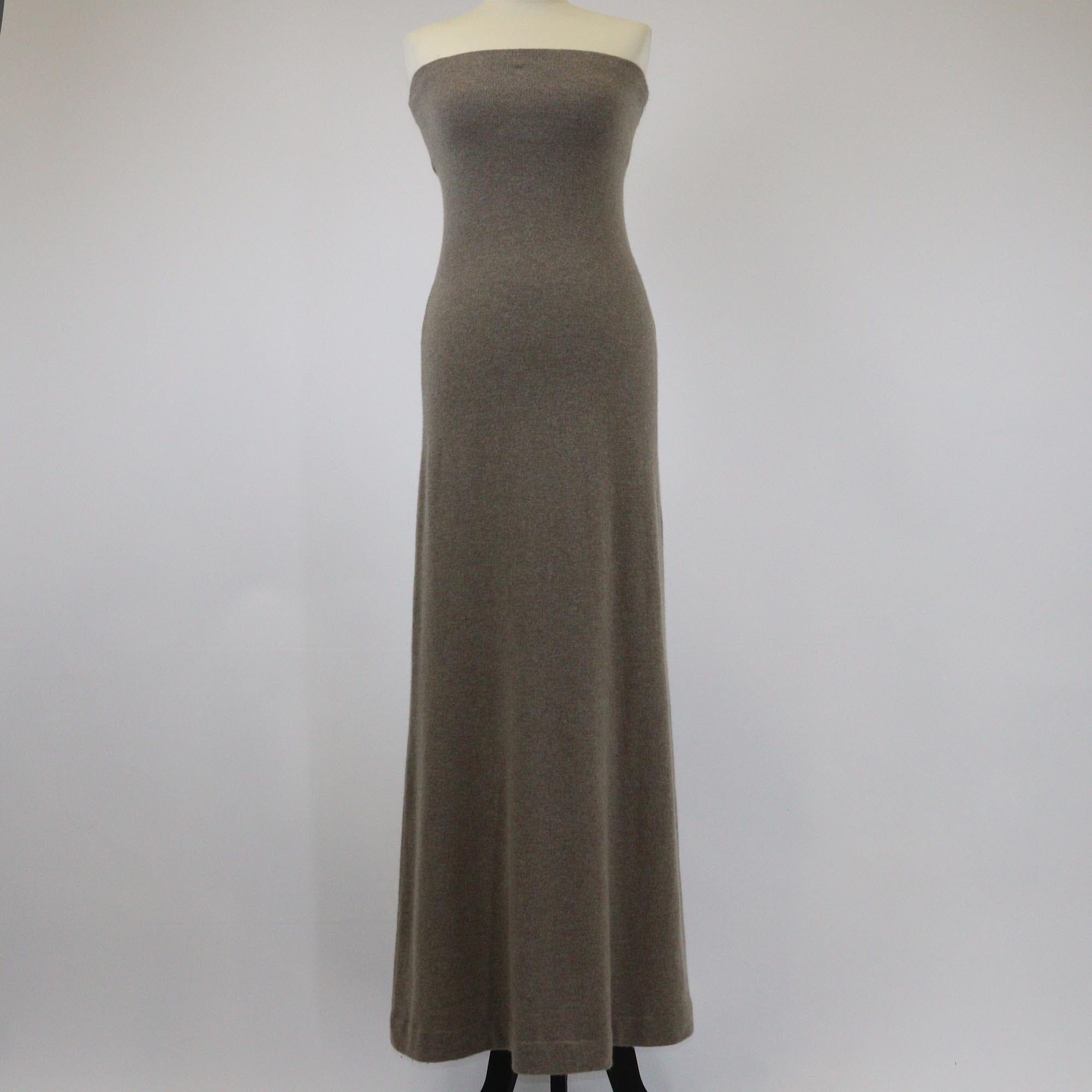 Ralph Lauren Beige Strapless Long Dress Womens Ralph Lauren 