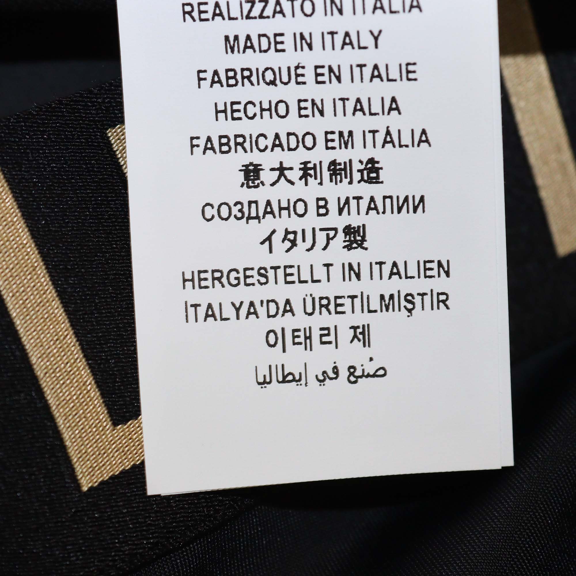 Versace Black Polyamide Greca Border Waistband Cycling Short