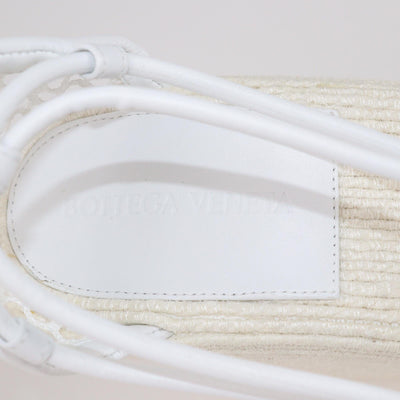 Bottega Veneta White Wedge Espadrilles Womens Bottega Veneta 