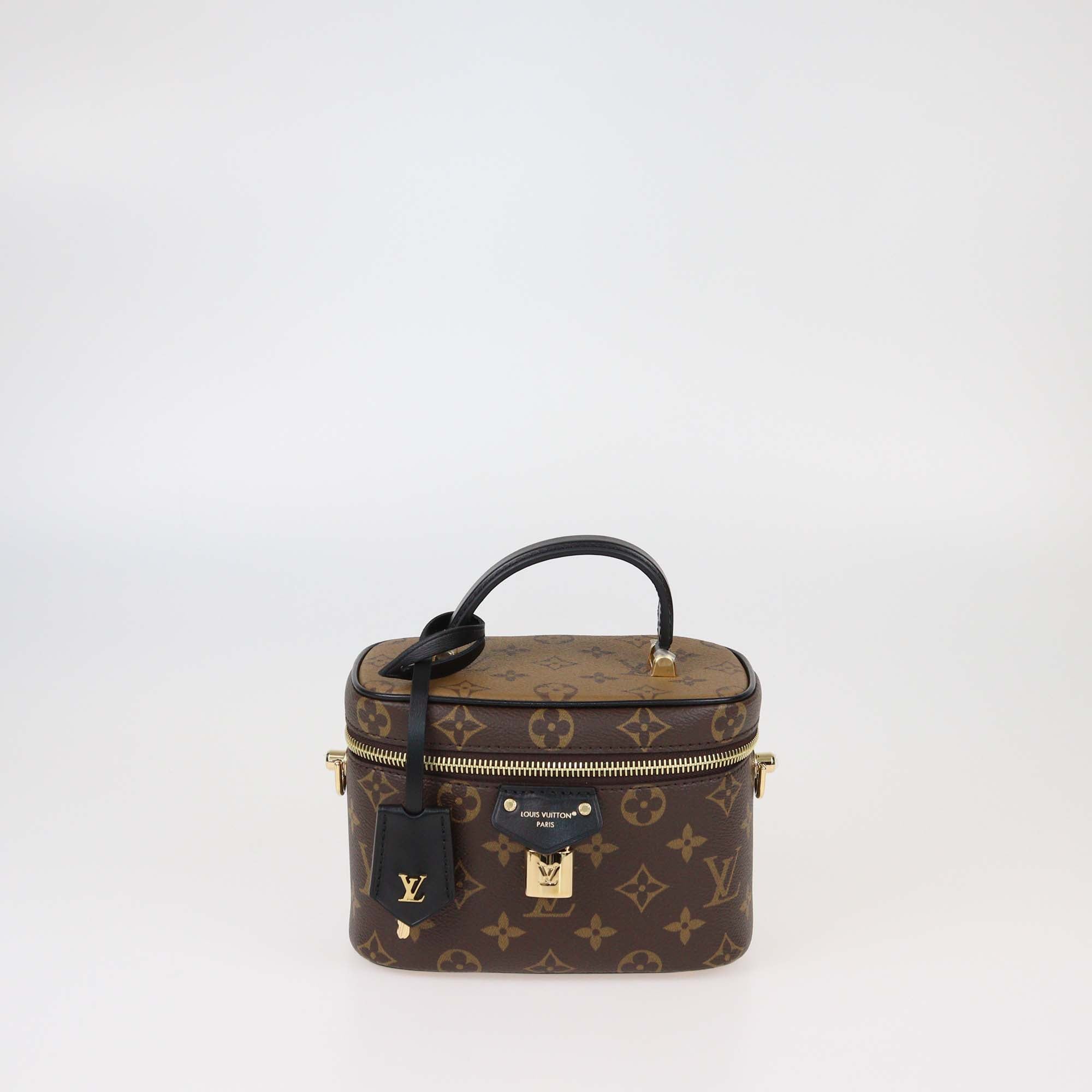 Louis Vuitton Monogram Reverse Canvas Vanity PM Chain Bag