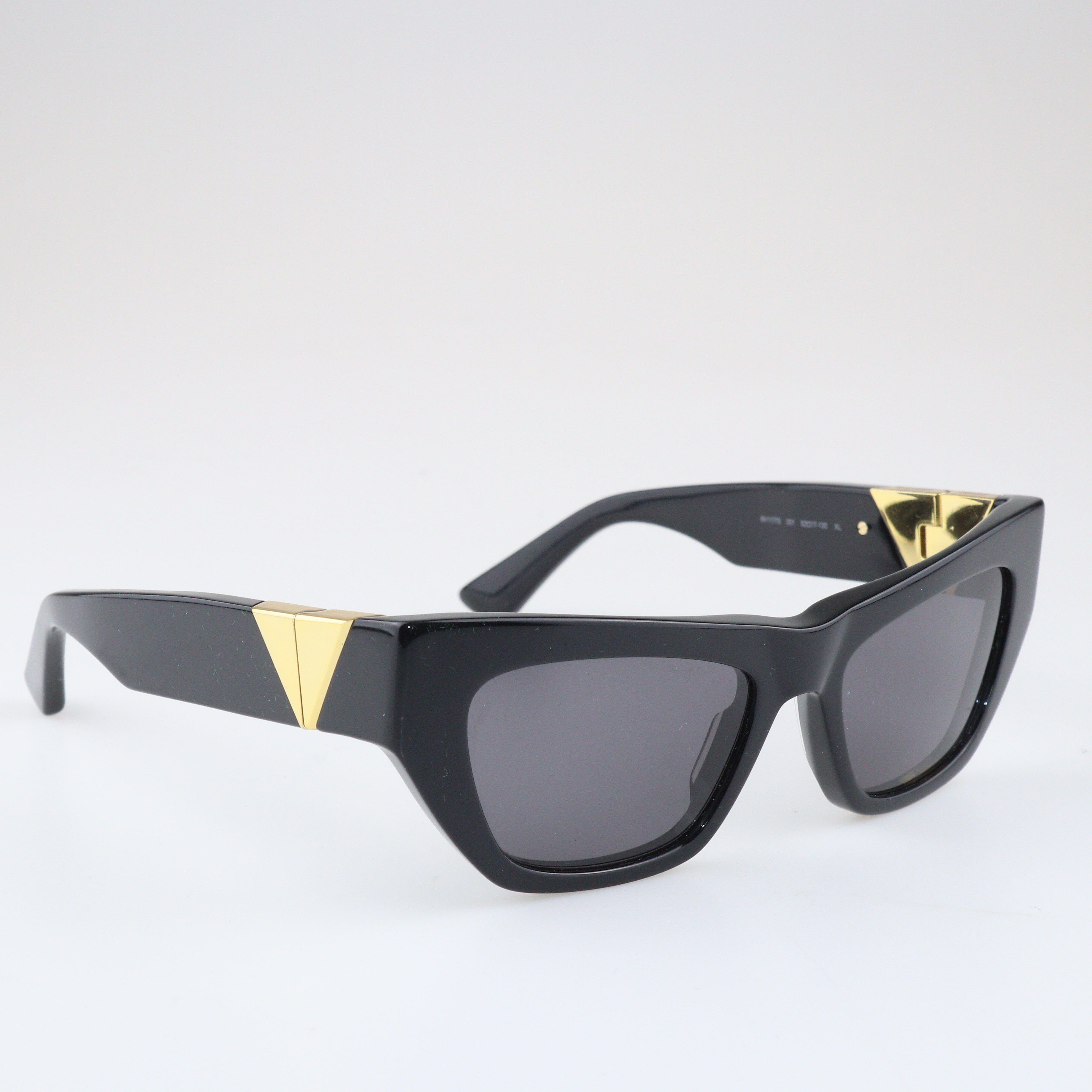 Black BV1177S Square Frame Sunglasses Accessories Bottega Veneta 