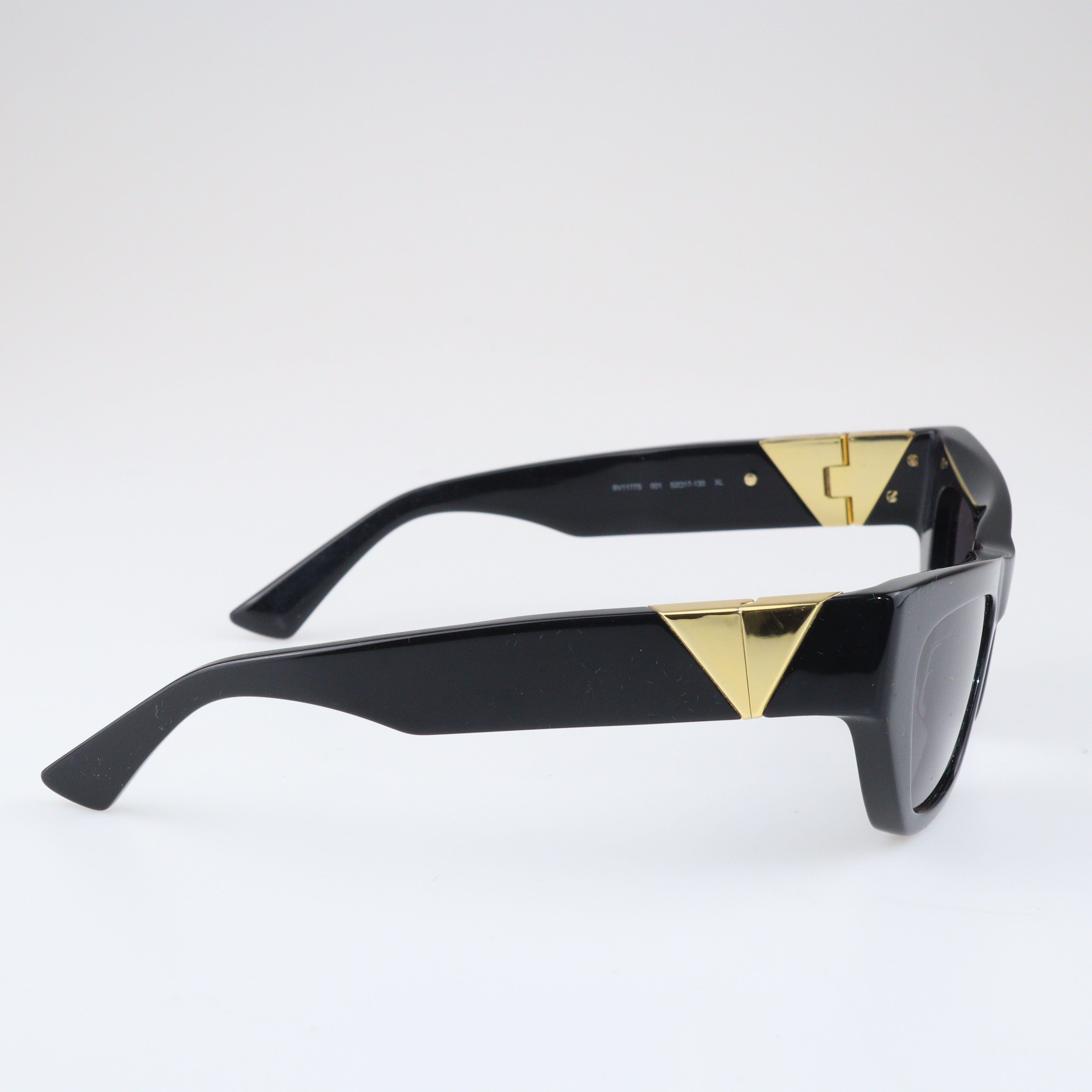 Black BV1177S Square Frame Sunglasses Accessories Bottega Veneta 
