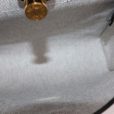 Hermes Black Coated Canvas and Leather Herbag Zip Sellier 31 bag