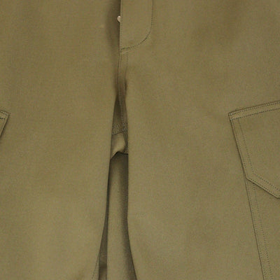Louis Vuitton Green Technical Jersey Belted Cargo Pants