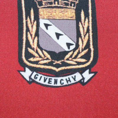 Givenchy Multicolor Printed Logo Silk Square Scarf