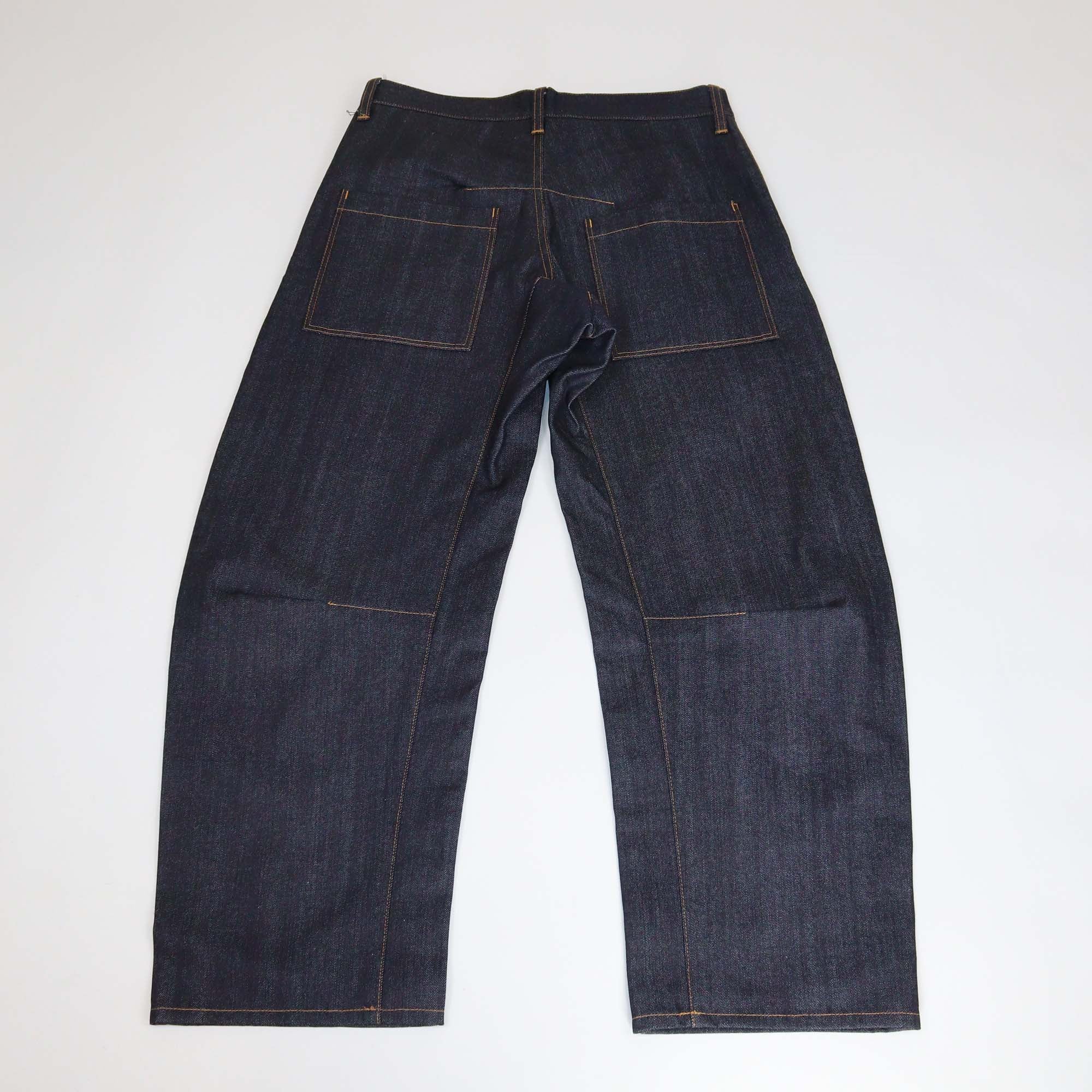 Y's by Yohji Yamamoto Dark Blue Denim Wide Leg Jeans
