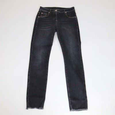 Brunello Cucinelli Black Washed Denim Extra Skinny Jeans