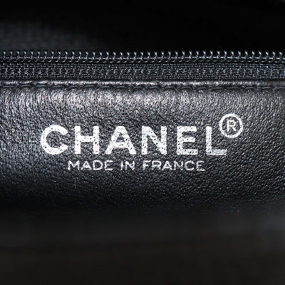 Chanel Black Caviar Leather Medallion Tote