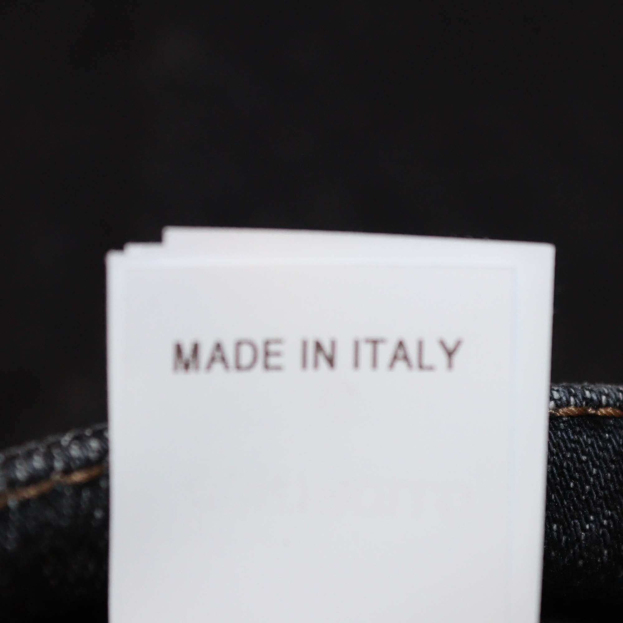 Brunello Cucinelli Black Washed Denim Extra Skinny Jeans