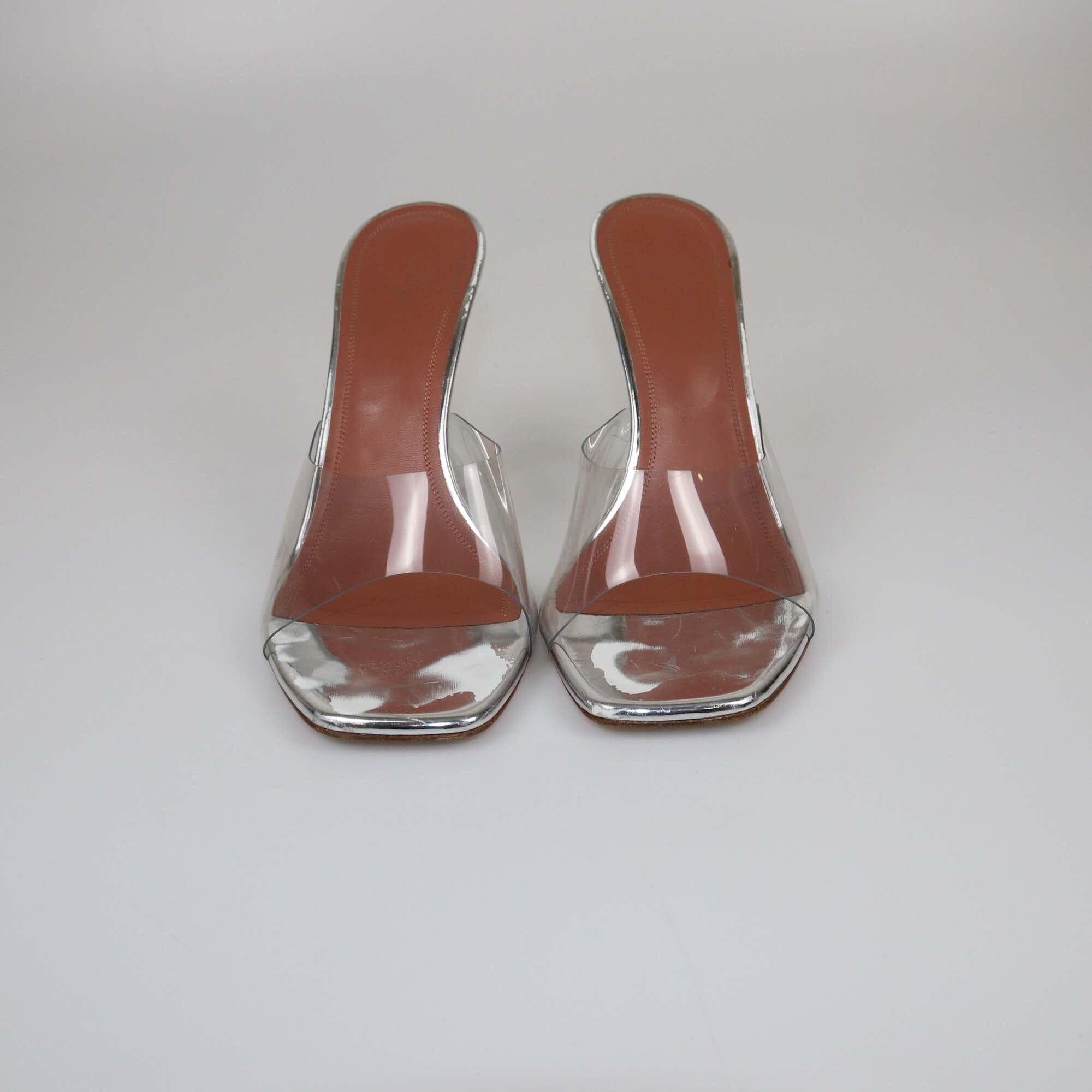 Amina Muaddi Transparent PVC Lupita Sandals Mens Amina Muaddi 