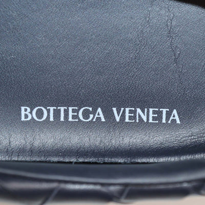 Bottega Veneta Navy Blue Intrecciato Leather Sawyer Slip-On Sneakers