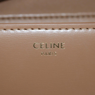 Celine Brown Teen Triomphe Shoulder Bag Womens Celine 