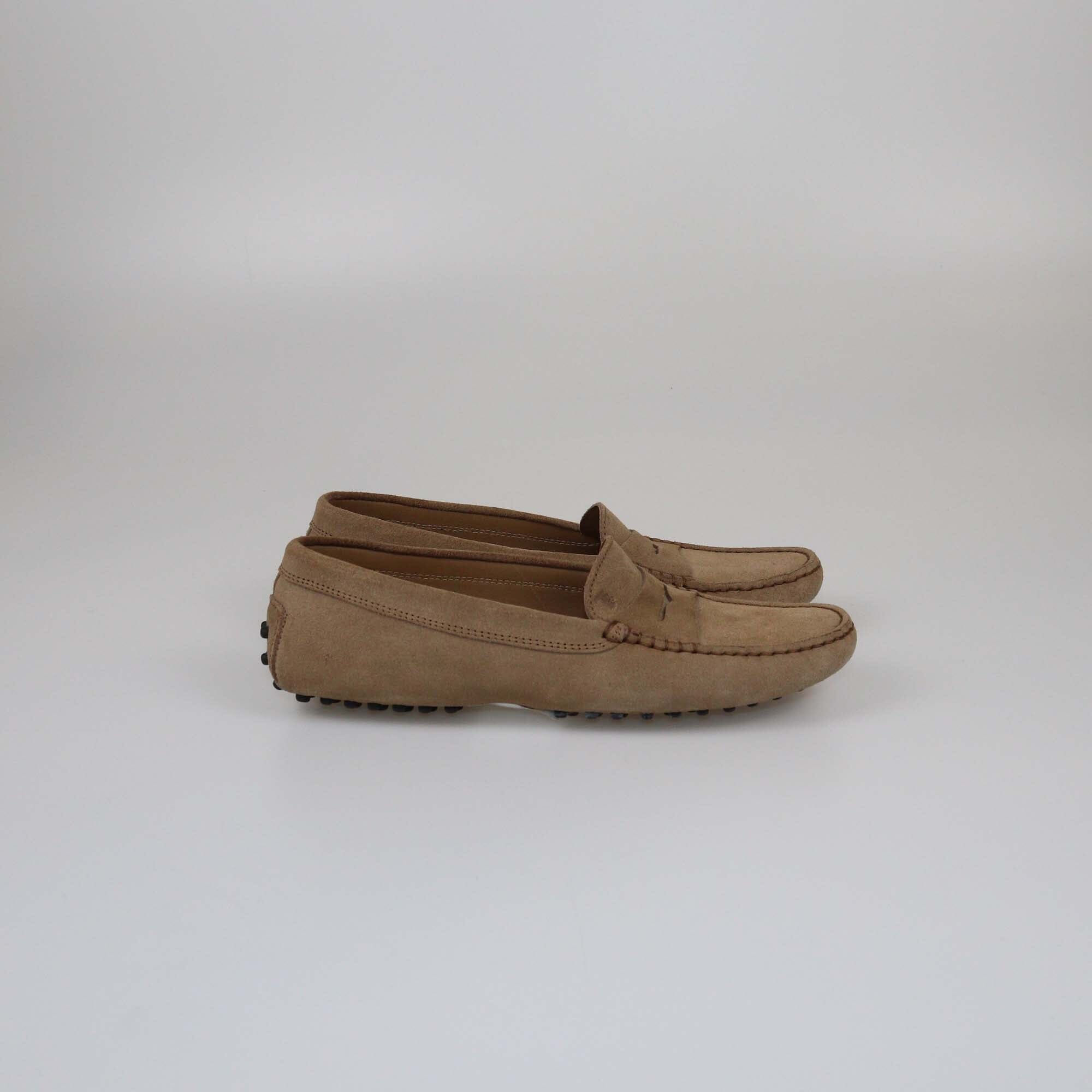 Tod's Beige Penny Loafers Womens Tod's 