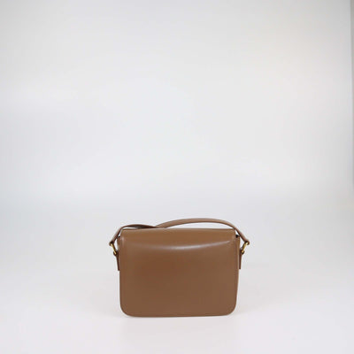 Celine Brown Teen Triomphe Shoulder Bag Womens Celine 