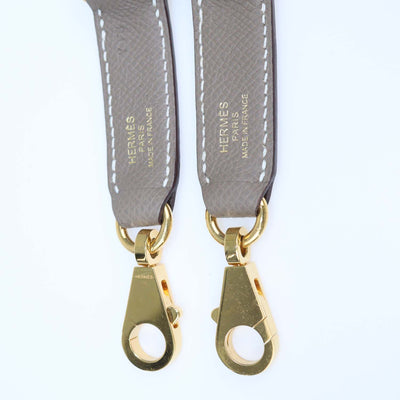 Hermes Etoupe Epsom Leather Attache Soie Strap Attachments