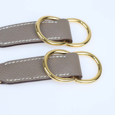 Hermes Etoupe Epsom Leather Attache Soie Strap Attachments