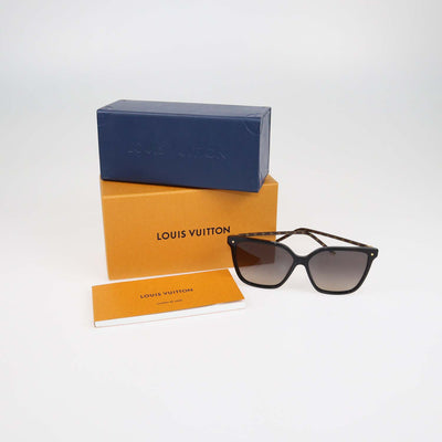 Louis Vuitton Black,Monogram Gradient LV First Square Sunglasses