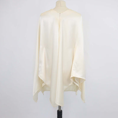 Camilla and Marc Cream Acetate Aviana Long Sleeve Top