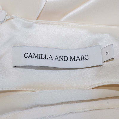 Camilla and Marc Cream Acetate Aviana Long Sleeve Top