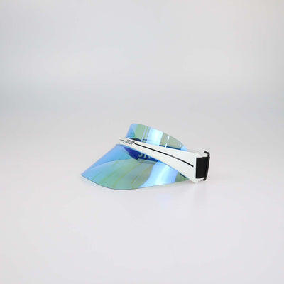 Christian Dior White,Blue DiorClub1 Sun Visor