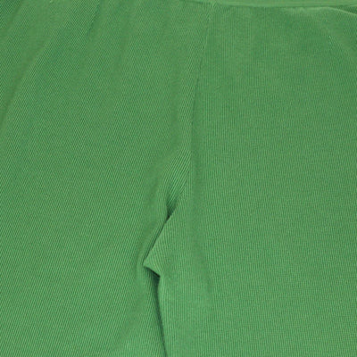 Loro Piana Green Blend Silk Knitted Wide Leg Pants