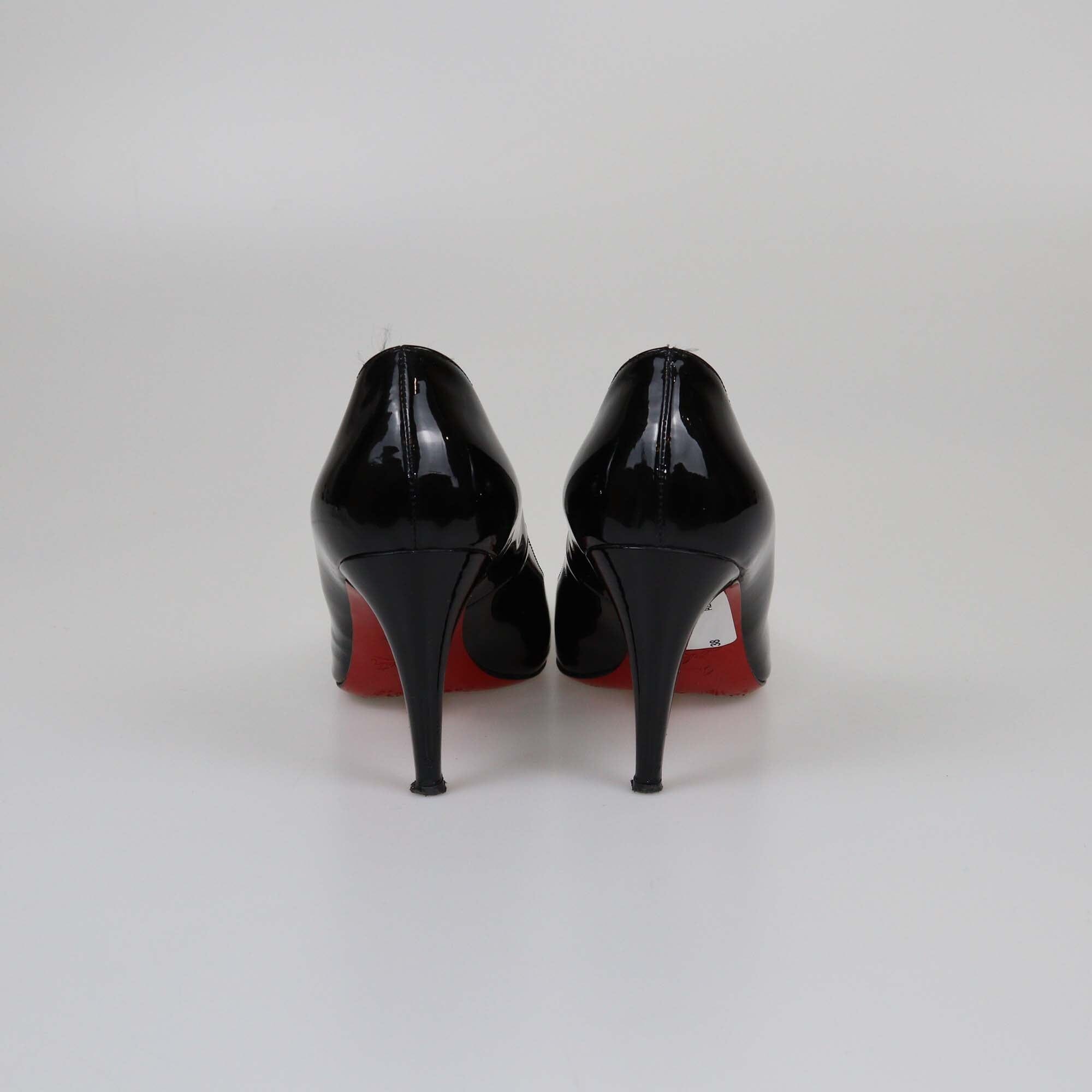 Christian Louboutin Black Simple Pumps Womens Christian Louboutin 